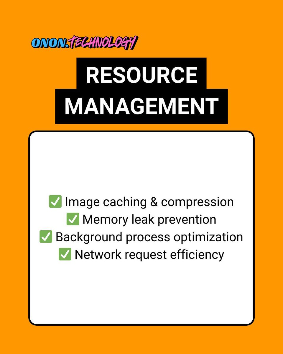 onon_technology's tweet image. ⚡ Flutter Performance Guide:
✨ Widget tree optimization
✨ Memory & image caching
✨ Lazy loading strategies
✨ Animation performance
✨ Build modes & profiling
📱 WhatsApp: +852 9332 3868
🔗 onon.technology/blog
#FlutterPerformance #AppOptimization