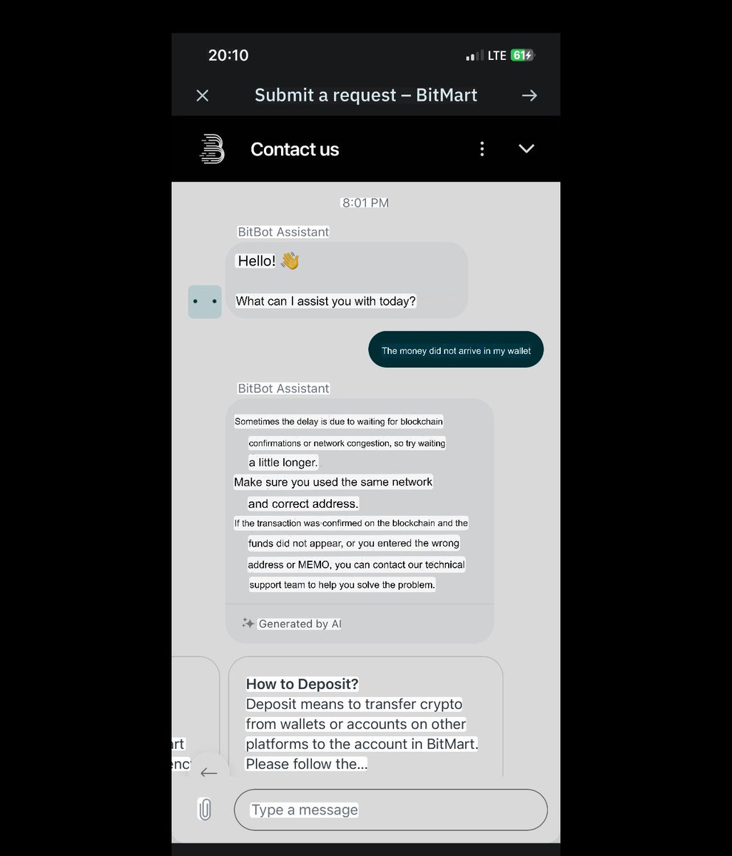 zxcgda's tweet photo. .@BitMartHelp ADMITTED my $1700 is received but they REFUSE to return it! 😡
- Tx is CONFIRMED on blockchain!
- Deposit address was generated by THEIR app!
- Now they say "network not supported" 🤦♂️
This is a SCAM, not a mistake!
#BitMartScam #CryptoFraud
🚨 Proof ↓ https://t.co/2QqBX0jSPp