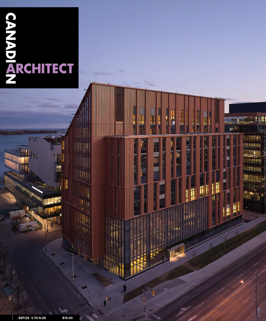 Canadian Architect (@cdnarch) on Twitter photo The September 2025 issue of Canadian Architect magazine: bit.ly/casep25
Cover:  Limberlost Place, <a href="/GBCollege/">George Brown College</a> Waterfront Campus, Toronto, by <a href="/moriyamateshima/">Moriyama Teshima Architects</a> in joint venture with <a href="/actonostry/">Acton Ostry</a>. Cover Photo: Doublespace Photography
#architecture #architects The September 2025 issue of Canadian Architect magazine: bit.ly/casep25
Cover:  Limberlost Place, <a href="/GBCollege/">George Brown College</a> Waterfront Campus, Toronto, by <a href="/moriyamateshima/">Moriyama Teshima Architects</a> in joint venture with <a href="/actonostry/">Acton Ostry</a>. Cover Photo: Doublespace Photography
#architecture #architects