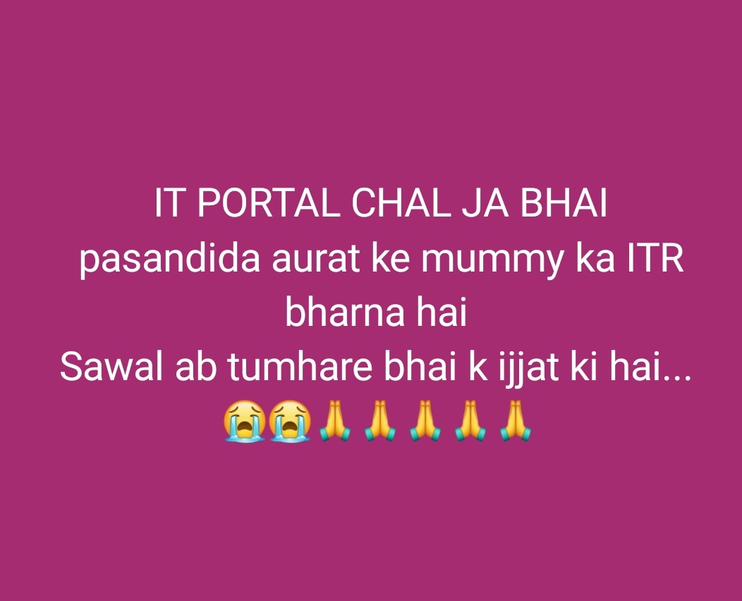 Uttam__Purush's tweet image. Personal dushmani rahegi Modiji se agar file nahi ho paya to 😭🙏

#itrduedateextension #ICAI