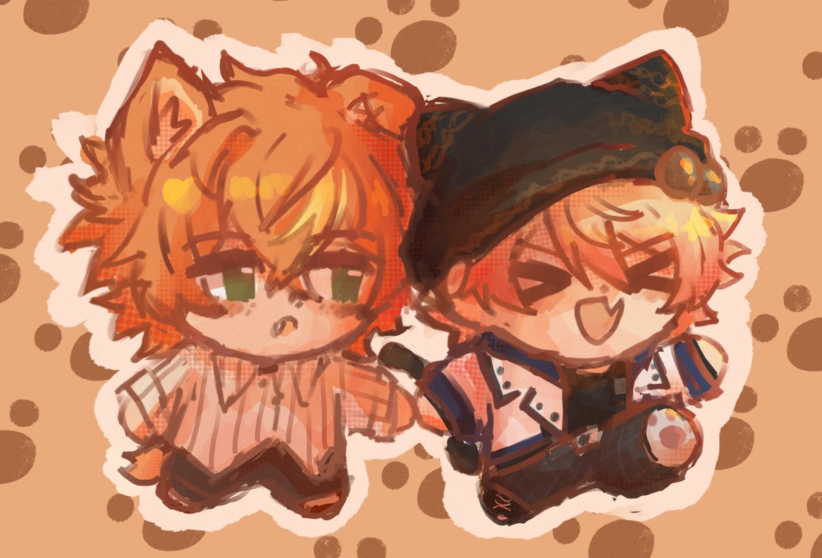 🥞🌟DAY  4:  Dogcat
#akikasaweek2025 #akikasa #彰司
“Let’s  go  on  an  adventure!”