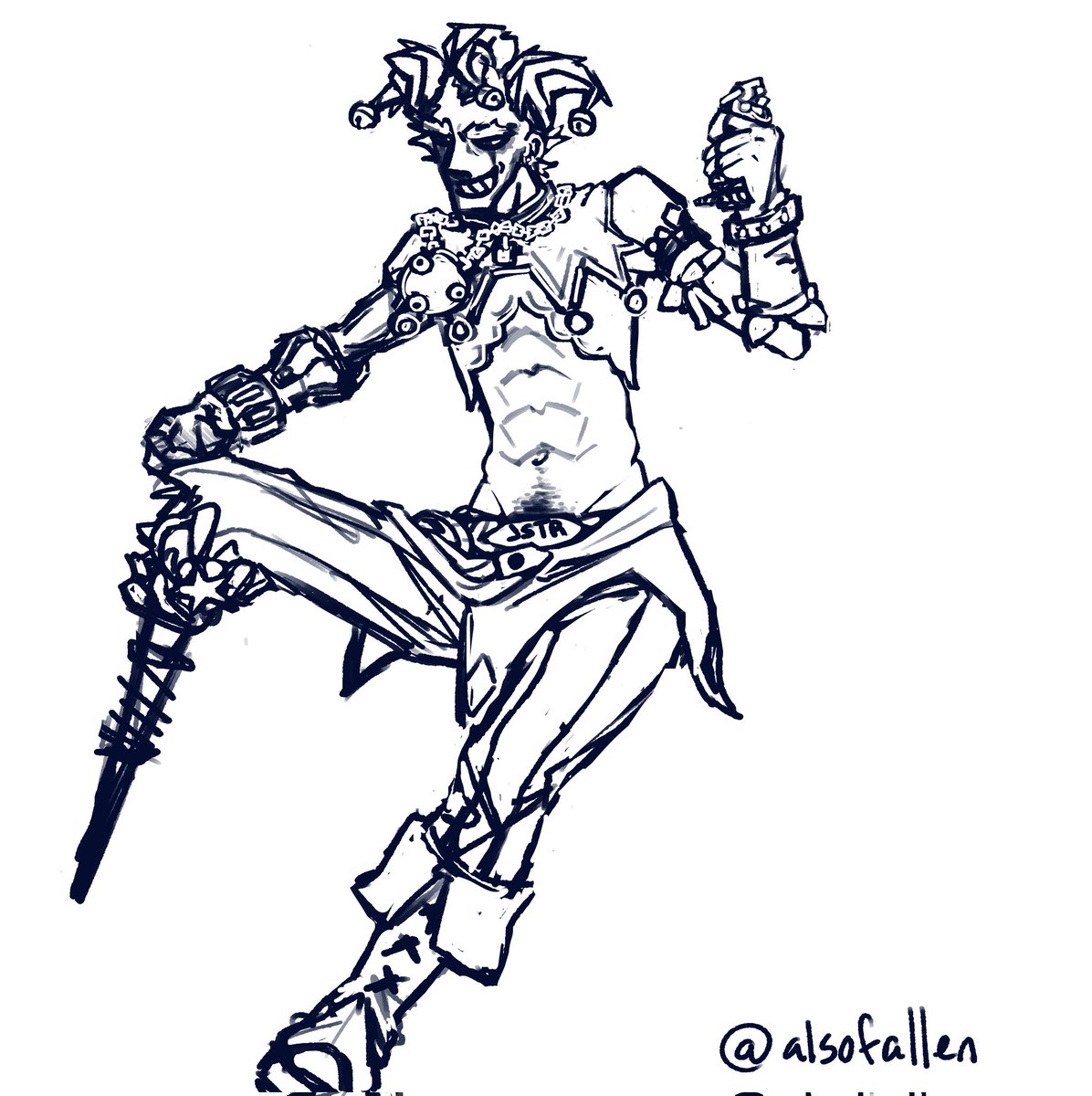 alsofallen's tweet image. The need for more Junkrat love consumed me
His jester skin 💙💙💙💙
#Junkrat #Overwatch