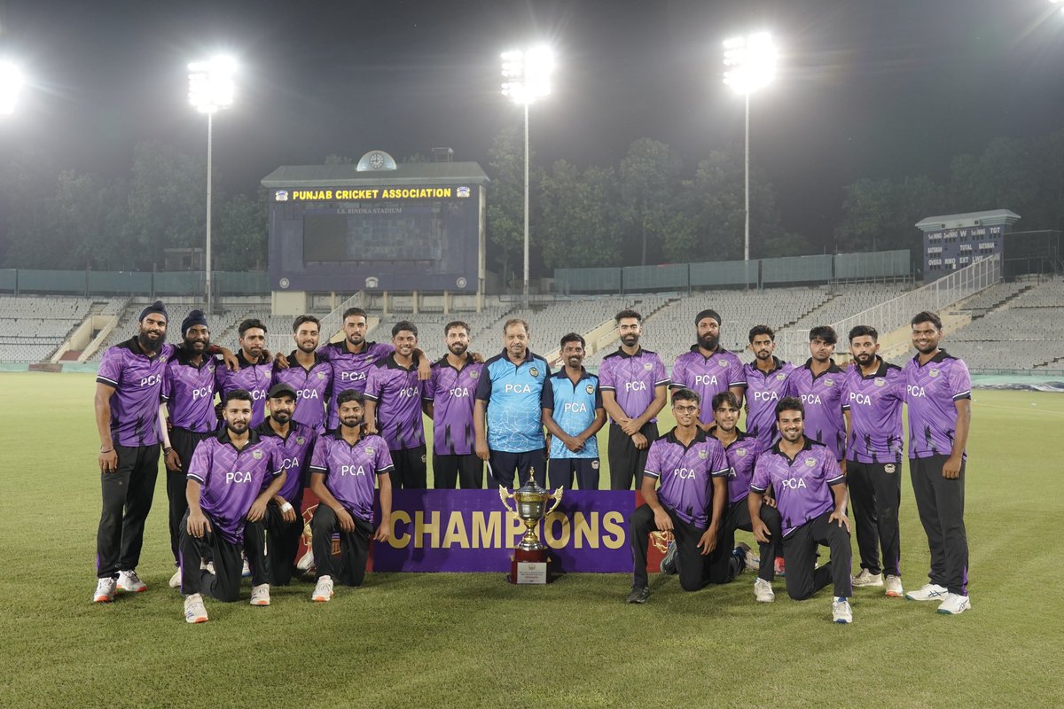 Punjab Cricket Association tweet media