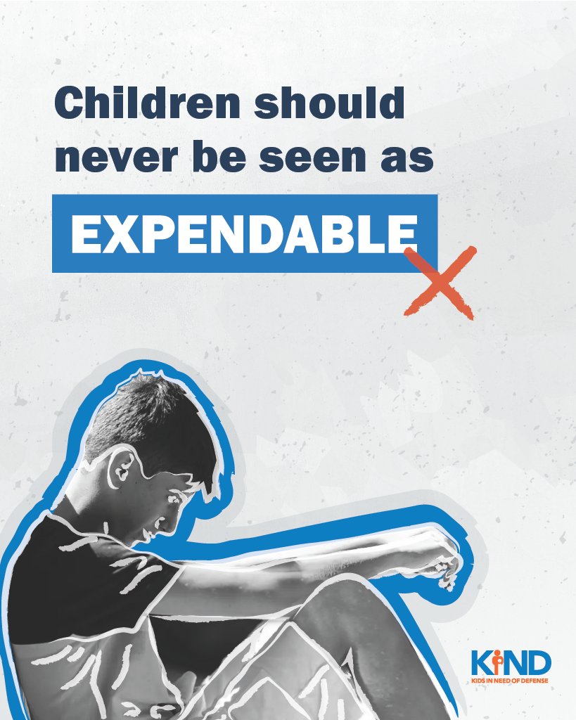 supportKIND's tweet image. They call them expendable. We call them children.

Around the world, kids on the move face danger and rejection when they need safety most.

It’s time to protect their rights and make sure no child is ever treated as disposable.

Get involved: supportkind.org/get-involved/