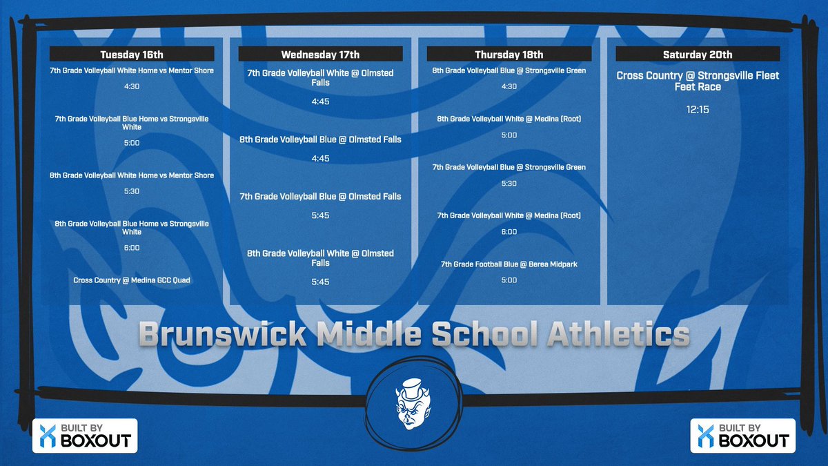 Brunswick Middle School Athletics tweet media