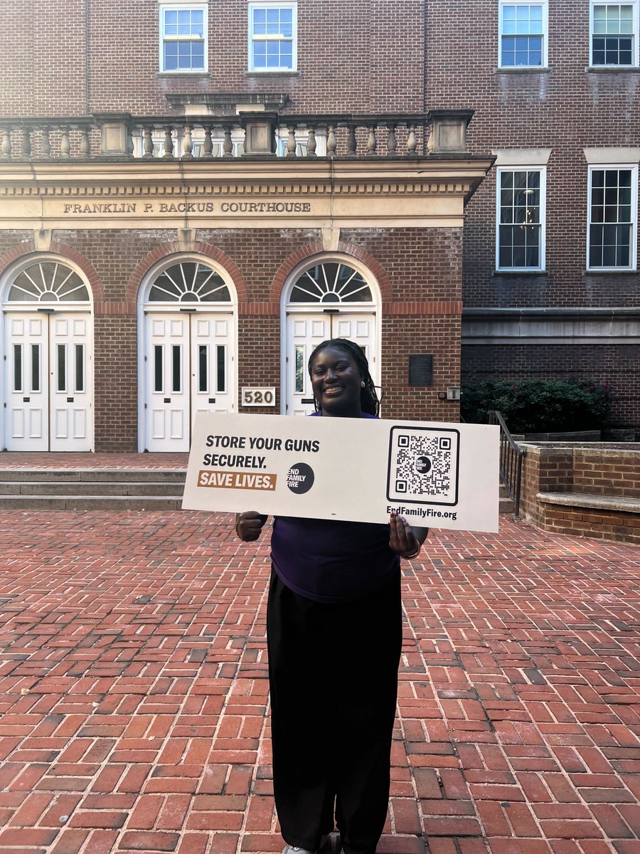 In honor of Suicide Prevention Month, we partnered with Alexandria, Virginia's Circuit Court Clerk's office to distribute free gun locks featuring suicide prevention information. And we're working to do the same in other cities to further promote secure gun storage!