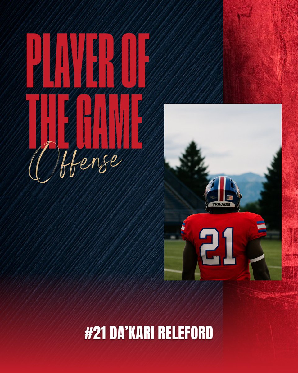 Players of the game from September 12th: 
•
•
Offense - Da'Kari Releford #21
Defense - Ronnie Belcher #22
Special Teams - Xavier Sanders #12
[player of the game poster and picture of each player from the game]
