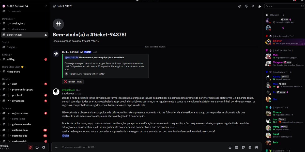 lightbalaftn's tweet image. É deveras assombroso constatar tamanho desprimor, @buildscrims @Bindin_BR @TeamSouthARG , cuja manifestação, além de desconcertante, revela-se de notável impropriedade estética e moral.