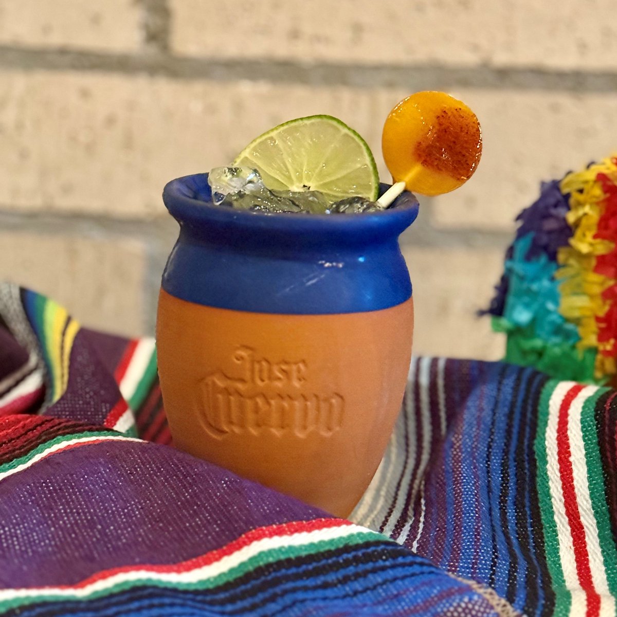 Join us tomorrow to celebrate Diez y Seis with a one day only Cuervo Classico 'Rita served with a chili pineapple lollipop in a Cantarito Cup you can keep! At participating locations, while supplies last!
