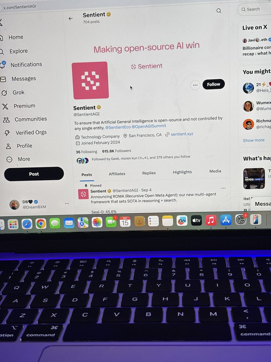 DreamBXM's tweet image. Short guide on @SentientAGI 

Sentient raised $85M, led by Pantera Capital and backed by over 20 other investors to drive their vision forward.

🧵⬇️