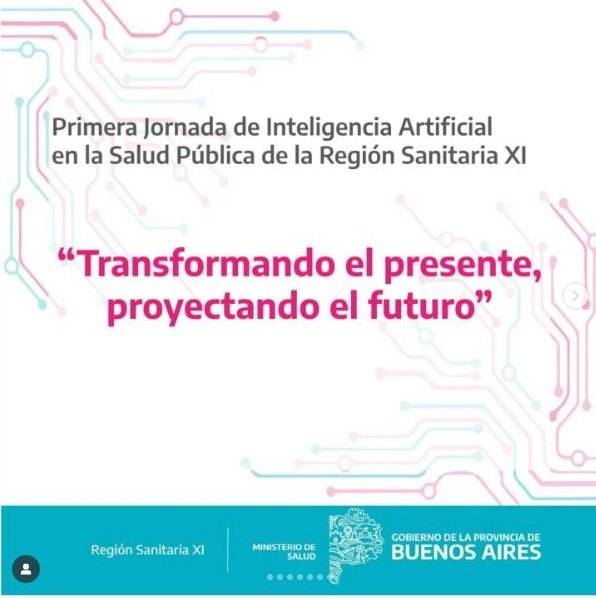 #JORNADA | 📌Primera Jornada de Inteligencia artificial en la Salud Pública de la Región Sanitaria  XI :“Transformando el presente, proyectando el futuro”

✔️19/09 de 8:30 a 13:30 hs con inscripción previa:  docs.google.com/forms/d/e/1FAI…