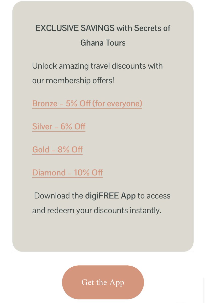 Huge thank you to Secrets of Ghana Tours for sharing our app on their website!