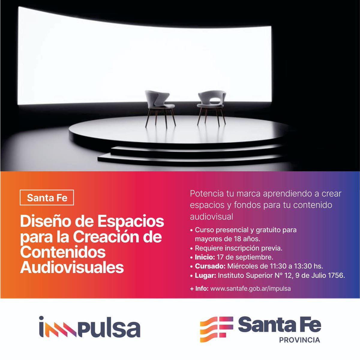 👩🏼‍💻 #Impulsa ¡Nuevos cursos!

📍Son gratuitos y con cupos limitados. ¡Inscribite ya!

👉🏻 Copiá el siguiente link y pegalo en tu navegador: docs.google.com/forms/d/e/1FAI…

#Cursos #Educación #Impulsa