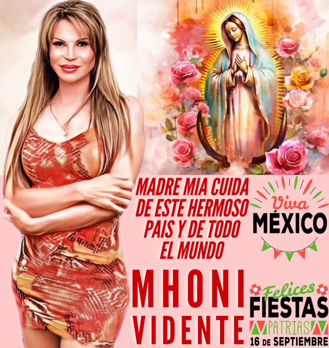 Mhoni Vidente (@mhonividente) on Twitter photo Hoy en este día celebramos la autonomia de de ser Mexicanos estar en paz 🙏. #15DeSeptiembre2022 y el gran motivo de festejo sea la unión de Nacion y fomentar los ideales de Progreso y Libertad #vivamexico #MhoniVidente Hoy en este día celebramos la autonomia de de ser Mexicanos estar en paz 🙏. #15DeSeptiembre2022 y el gran motivo de festejo sea la unión de Nacion y fomentar los ideales de Progreso y Libertad #vivamexico #MhoniVidente