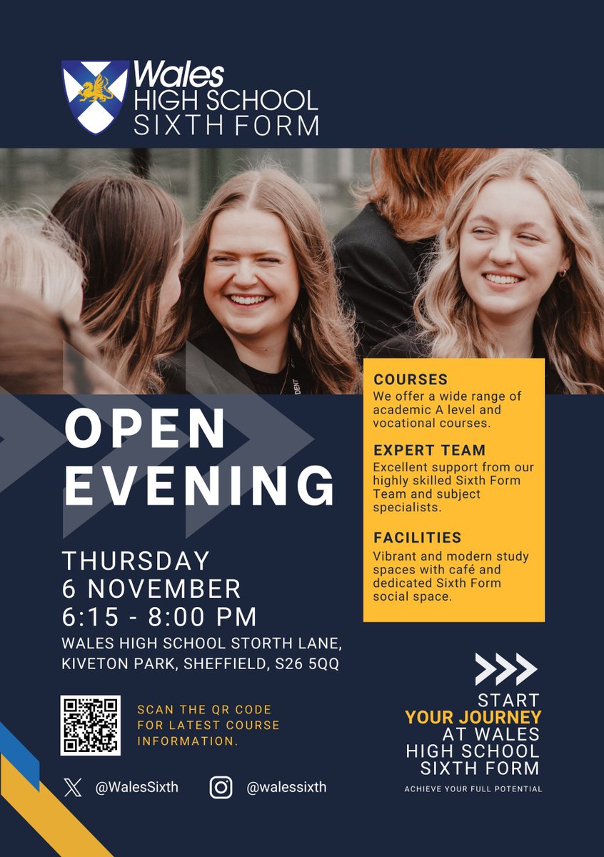 Wales Sixth-Form (@walessixth) on Twitter photo We are excited to announce this year's open evening for Sixth Form - no booking required. We hope to see you there Y11's <a href="/WHSCareers/">Wales High Careers</a> <a href="/WalesHigh/">Wales High School</a> <a href="/waleshighnews/">Wales High News</a> We are excited to announce this year's open evening for Sixth Form - no booking required. We hope to see you there Y11's <a href="/WHSCareers/">Wales High Careers</a> <a href="/WalesHigh/">Wales High School</a> <a href="/waleshighnews/">Wales High News</a>