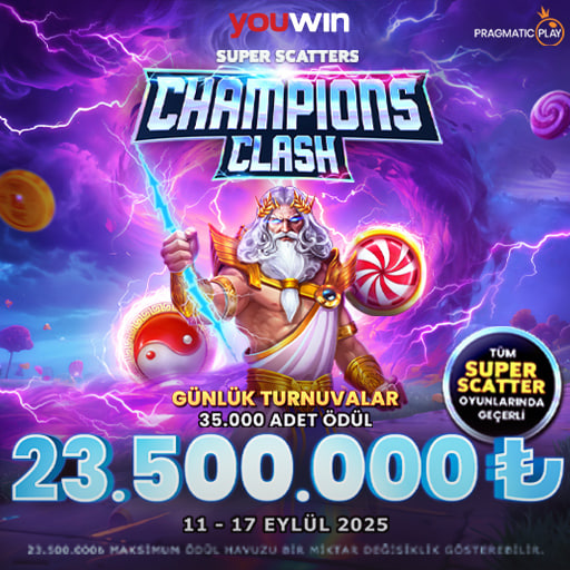 Youwin_Tr's tweet photo. 💪 TAHT SAVAŞINA HAZIR MISINIZ?

💰 17 Eylül'e kadar Pragmatic Champions Clash turnuvalarına katıl, €500.000 toplam ödülden payını al!

🚀 Hemen giriş yap ve kazanmaya başla.

✅ https://t.co/V7Izxd33Hi

#ekonomitrendleri #girişimcilik #slotoyunları #startupidea https://t.co/oeXqEjObmA