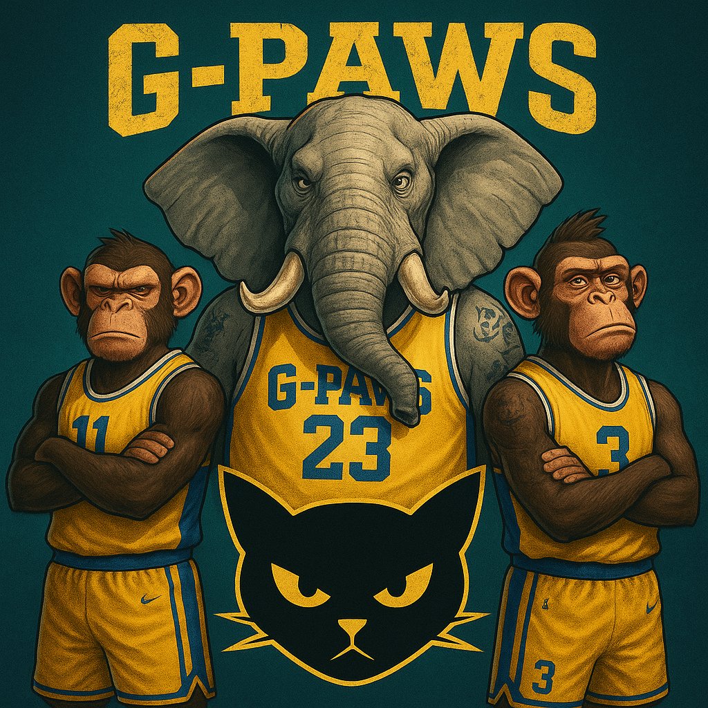 VISgatekeeper's tweet photo. From the shadows they rise…
The G-Paws Syndicate – Elephant #23, Monkey #3, Monkey #11. Tattooed. Ruthless. Ready to break every rule on the court. 🏀🐘🐒🔥
#NFT #GPaws #GangsterCats #opensea · #ethereum · #blockchain · #nftdrop · #nftcollectors · #cryptocurrency · #nftcollectibles · #nftcollection