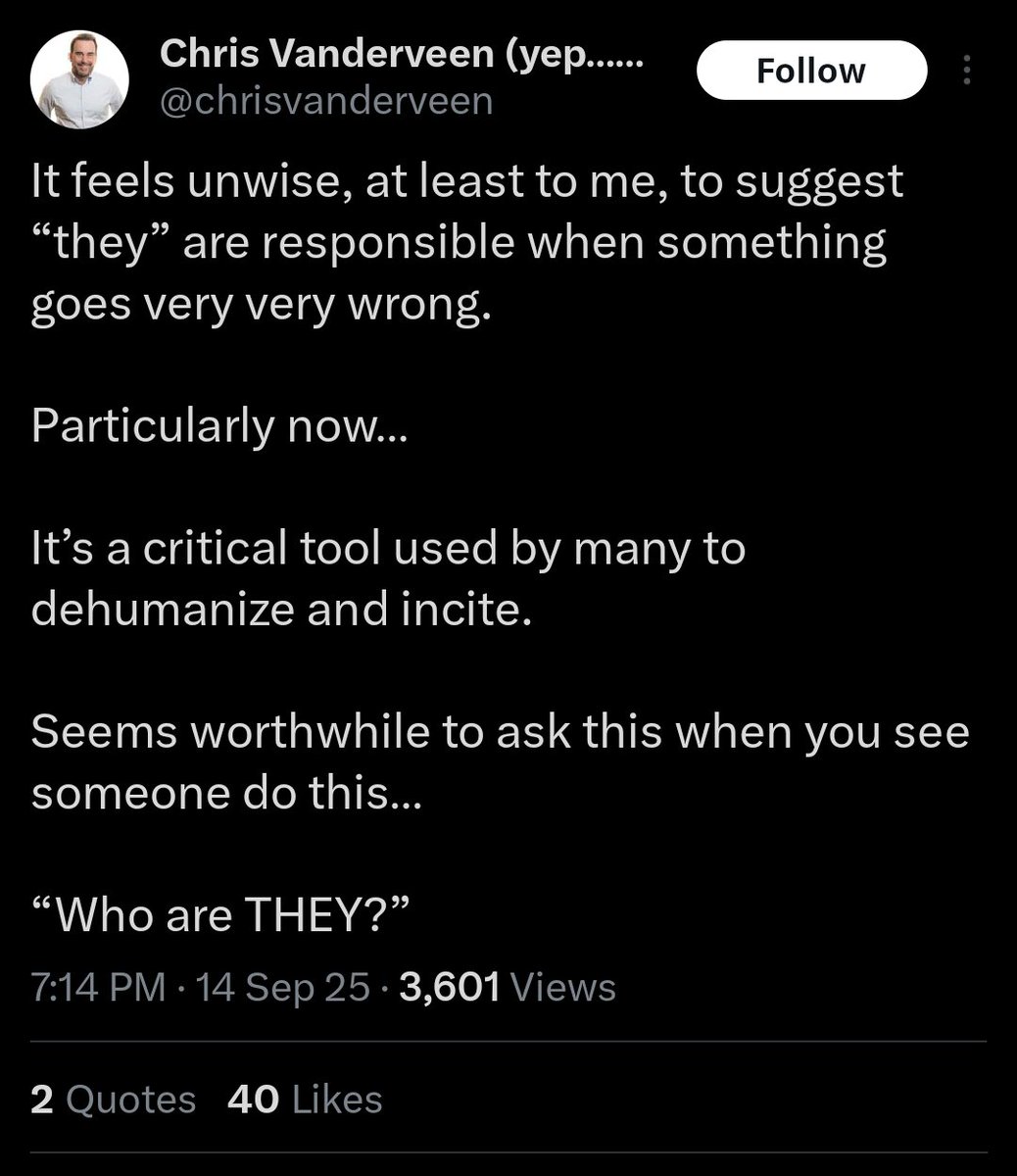 Ok how about YOU.  YOU Chris Vanderveen specifically are responsible for fanning the flames of political violence.  What other news stations had a security guard murder someone?🤔