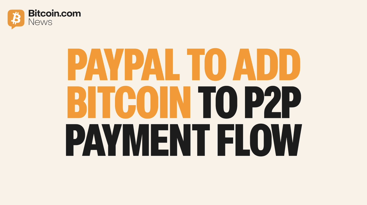 JUST IN: 📲 PayPal announces crypto integration for peer-to-peer payments  allowing U.S. users to send #Bitcoin, #Ethereum and $PYUSD via payment  links.