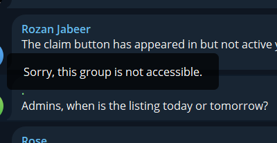 Tapoozi's tweet photo. @jblackwell86 @arcticpabloHQ It say's this group is not accessible https://t.co/eUR7YROtHa