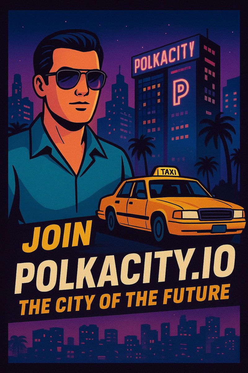 Ryan02020419's tweet photo. Welcome to PolkaCity $POLC – the city of the future! 🚀

Why just hold tokens when you can:

🎉 Own NFTs like taxis, shops & discos
🎮 Play metaverse games & casino tournaments
⚡ All powered by gas-free Metachain One

The mainnet is LIVE. The city is buzzing. The only thing missing is YOU.

👉 Create your account now at https://t.co/iu5fIOx7UC and join the next era of Web3 gaming + DeFi.

@PolkaCity ✖️ 
@MetachainOne ⚡️ 
https://t.co/iu5fIOx7UC 💻 
$POLC 🚖 

#POLC #PolkaCity #MetachainOne #Web3Gaming #NFT