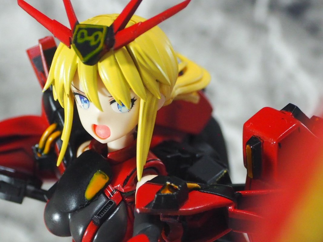 1995_gandam's tweet image. #MS少女
#30MS
ビギナギナⅡちゃん、完成です
木星決戦仕様ギナⅡを見立てとスクラッチでMS少女化しました