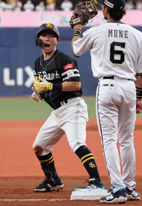【ソフトバンク】中村晃が亡き恩師にささげる魂の一打　ベース上で何度もこぶし握り雄たけび 
#sbhawks #中村晃 

nikkansports.com/baseball/news/…