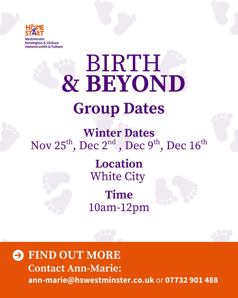 Are you expecting your first child and would like to learn more about pregnancy, birth, and caring for your baby? 🤰

Join our upcoming Birth and Beyond group! Contact Ann-Marie to find out more. 📲

#familysupport #pregnancy #homestart