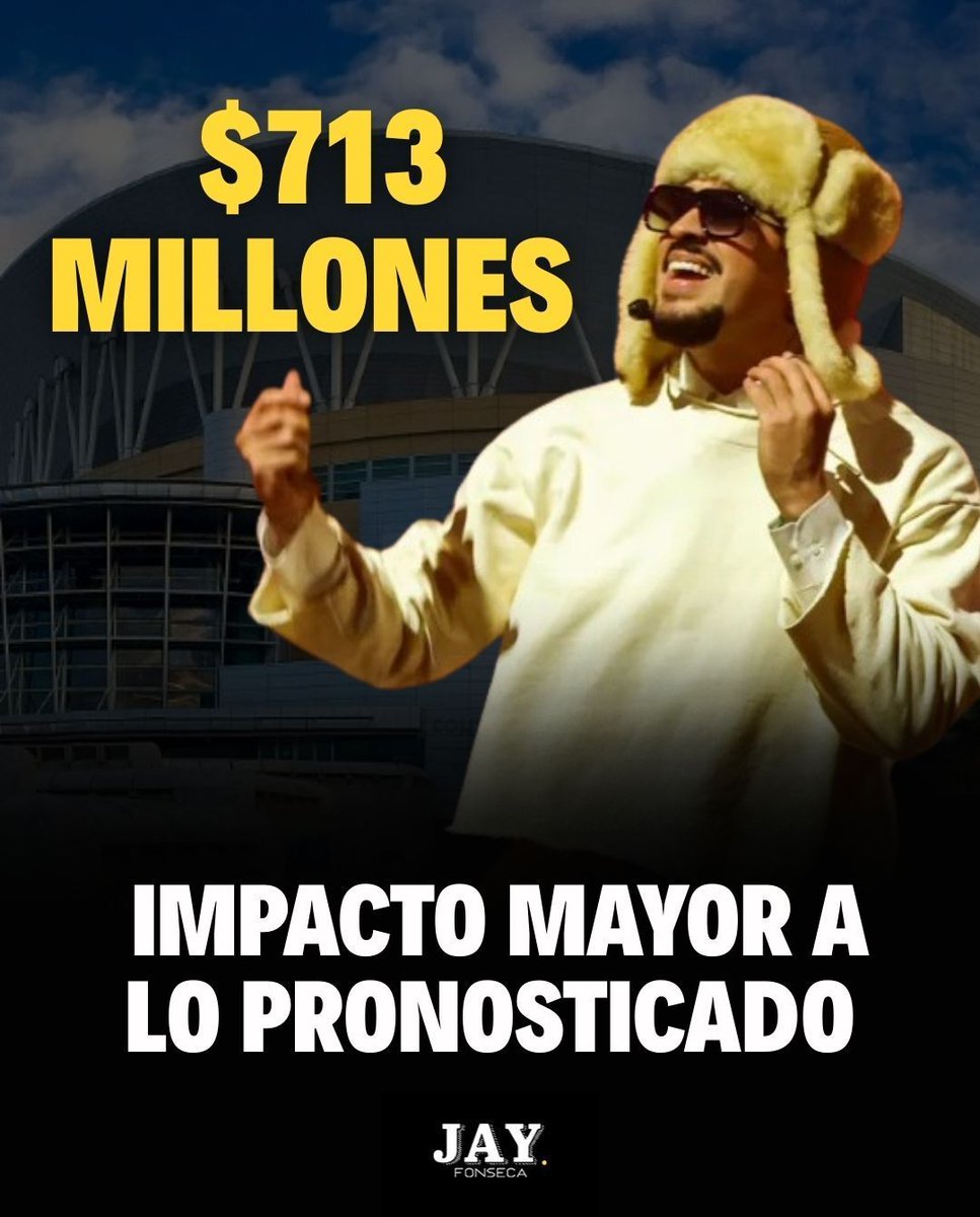 jayfonsecapr's tweet photo. 🎤 La residencia “No me quiero ir de Aquí” de Bad Bunny en el Coliseo de Puerto Rico rompió récords con 30 conciertos, 600,000 asistentes y un impacto económico de $713 millones, casi cuatro veces más de lo proyectado. Así lo demostró un estudio de Gaither International. 

🌎 El público fue 55% local, 39% de EE. UU. y 6% de otros países (RD, Colombia, España, México). Los visitantes se quedaron en promedio 8.7 noches, generando gasto en hoteles, Airbnb y casas de familiares.

🏖️ Además de los conciertos, 82% fue a playas, 69% a restaurantes, 57% a la vida nocturna y 55% al Viejo San Juan, extendiendo el beneficio económico más allá del Coliseo.

🛫 Sectores más beneficiados: turismo, gastronomía, hospedaje, transporte, comercio y producción técnica. Hubo aumento en vuelos, taxis, Uber, Lyft y uso del Tren Urbano en noches de show.

💵 En detalle: los locales dejaron $126M, visitantes de EE. UU. $507M y de otros países $80M. El evento es ya uno de los de mayor impacto económico en la historia reciente de Puerto Rico.

🐰¿Pudiste disfrutar del concierto?

Fuente: El Vocero 

#BadBunny #NoMeQuieroIrDeAqui #Residencia