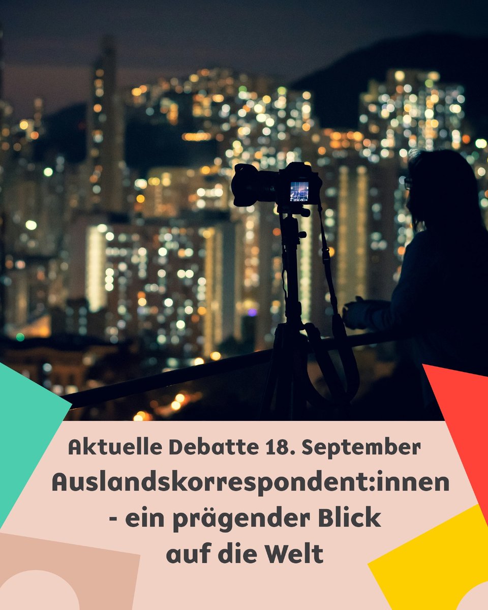 Heute ist der 18. internationale #DemocracyDay! 
Passend laden wir mit <a href="/PolitForumBern/">Polit-Forum Bern</a> und <a href="/SRF/">SRF</a> am 18.9.25 um 18.30Uhr zur Veranstaltung "Auslandkorrespondent:innen - ein prägender Blick auf die Welt" in den Demokratieturm in Bern ein. Infos 👉 polit-forum-bern.ch/veranstaltung/…