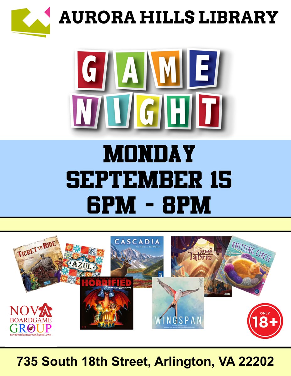 NOVA BoardGame Group tweet media