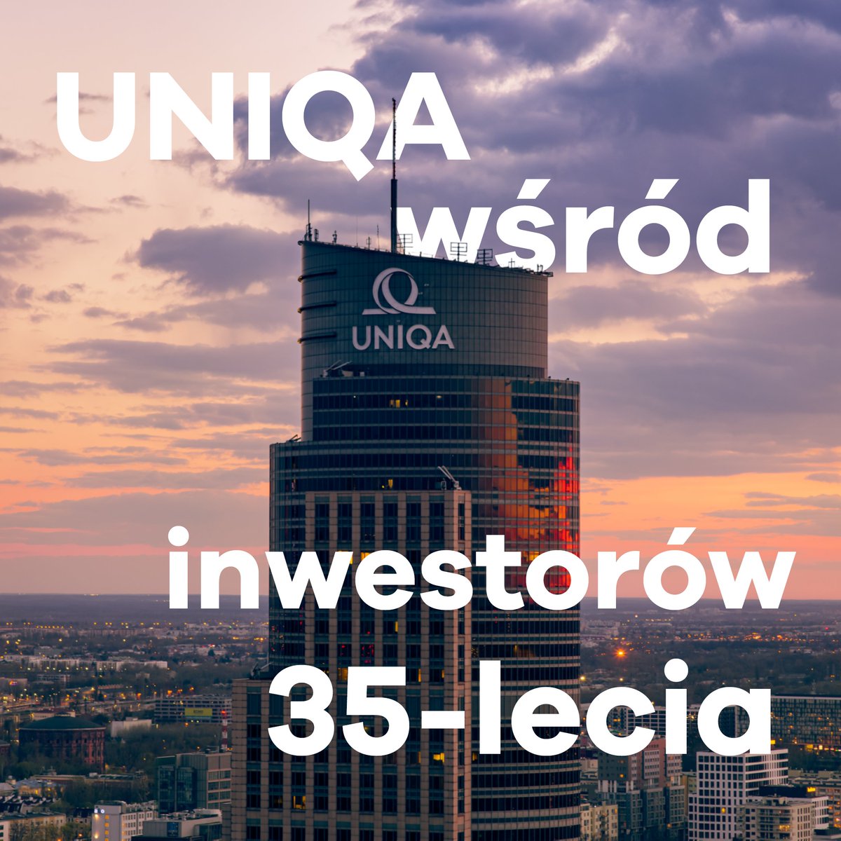 UNIQA zajęła... 4 miejsce w rankingu 35 inwestorów 35-lecia (<a href="/TygodnikWPROST/">WPROST.pl</a>)!  Korzenie <a href="/UNIQAPolska/">UNIQA Polska</a> sięgają 1990 r., a dziś, po 35 latach notujemy kolejne rekordowe wyniki i wciąż dynamicznie rośniemy 💪 Dziękujemy #Wprost za docenienie naszych sukcesów.
eff.wprost.pl/12120079/35-za…