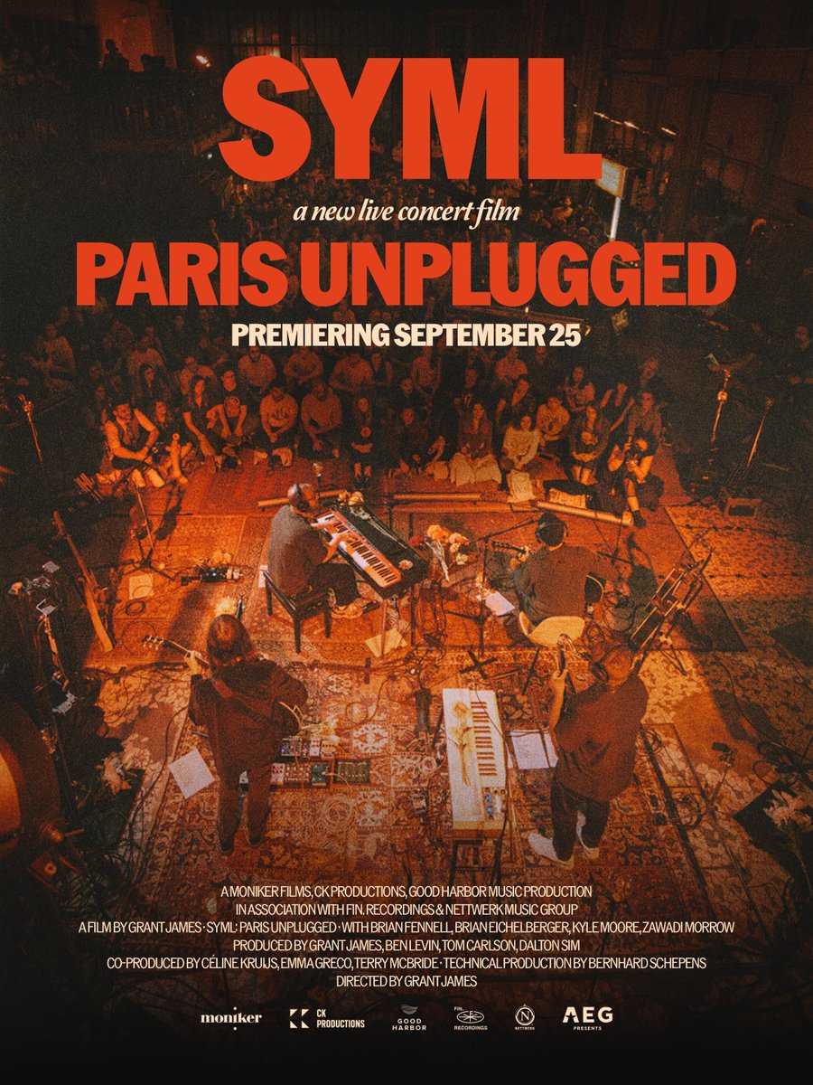 PARIS UNPLUGGED
A NEW LIVE CONCERT FILM
PREMIERING SEPTEMBER 25 ON YOUTUBE