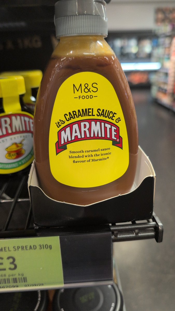 I can only assume M&amp;S make this so that a) people like me post about it and b) people buy it to know if it's as disgusting as it sounds . And I'm a marmite fan!