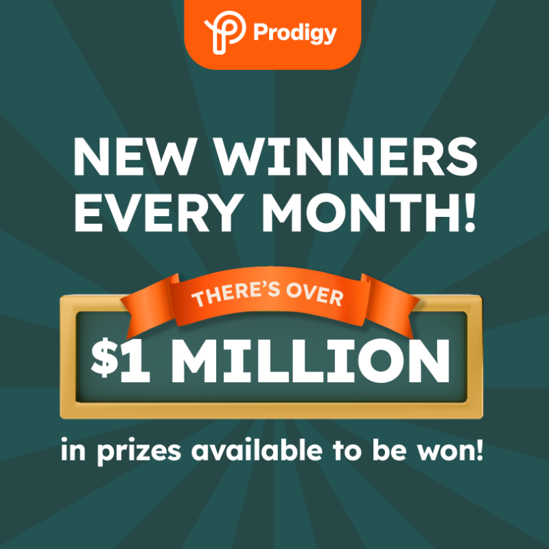ProdigyGame's tweet photo. 🚨 IT’S HERE! 🚨 The #ProdigyStateChallenge kicks off TODAY 🎉
This year brings:
🏫 School-size matchups
🥇 Monthly winners
🎁 BIGGER prizes &amp; rewards
Teachers, rep your state &amp; climb the leaderboard! 🏆📚