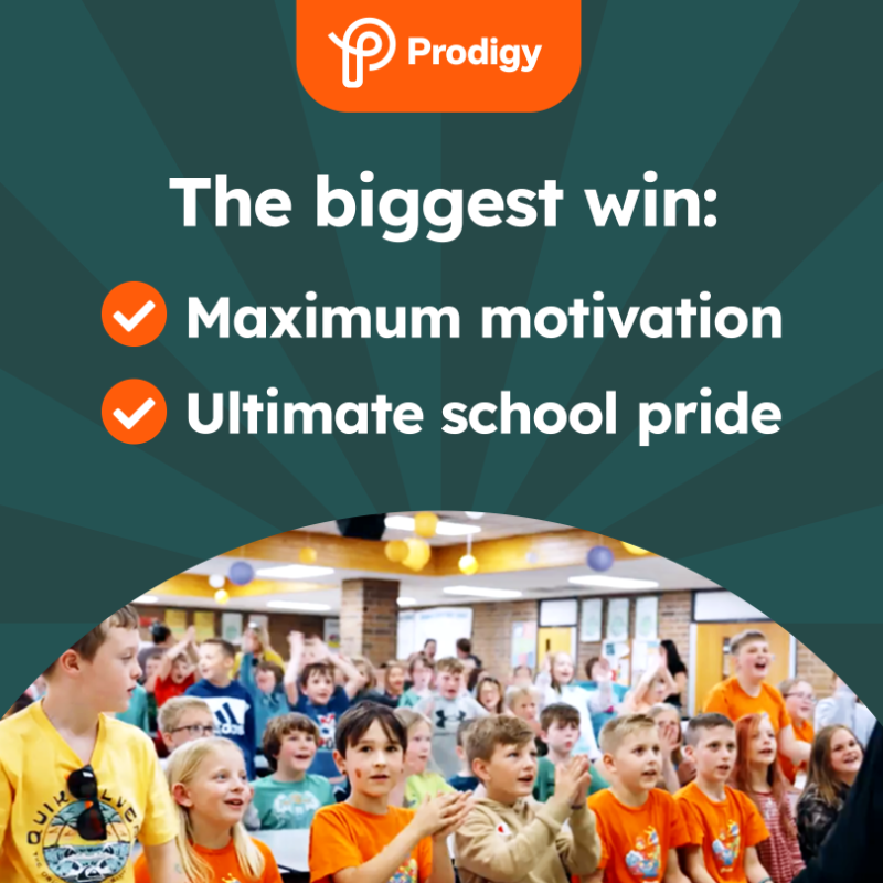 ProdigyGame's tweet photo. 🚨 IT’S HERE! 🚨 The #ProdigyStateChallenge kicks off TODAY 🎉
This year brings:
🏫 School-size matchups
🥇 Monthly winners
🎁 BIGGER prizes &amp; rewards
Teachers, rep your state &amp; climb the leaderboard! 🏆📚
