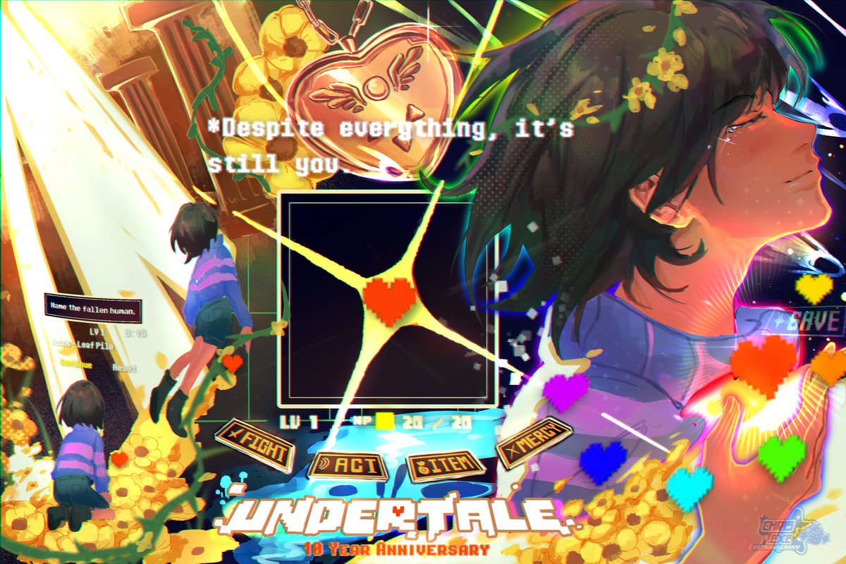 Despite everything, it's still you. ❤️

#undertale10thanniversary