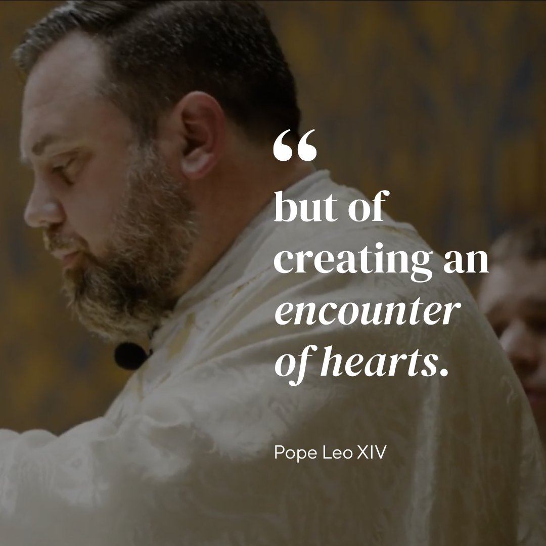 letsbackflip's tweet image. “It is not simply a matter of generating content, but of creating an encounter of hearts.” – Pope Leo XVI

That’s the mission. Not noise. Not filler. Encounters.

#QuoteOfTheDay #CatholicCreatives #Storytelling