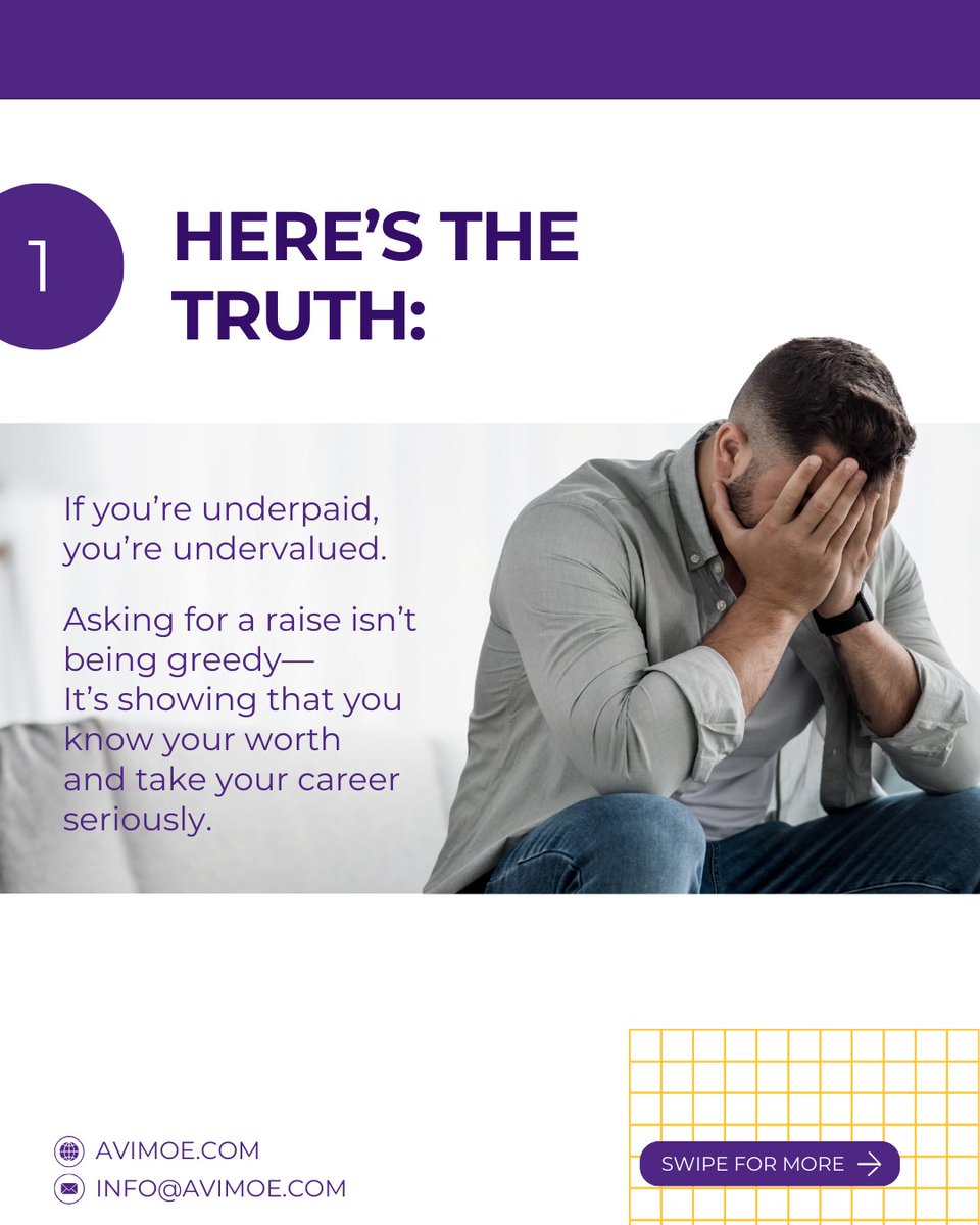 avimoe_wc's tweet image. Asking for a raise isn’t rude — it’s proof you know your worth. 🚀

Get the full blueprint here: monster.com/career-advice/…

#CareerGrowth #KnowYourWorth #SalaryTalks #NegotiationTips #PayRaise #ProfessionalDevelopment #CareerAdvice #LevelUpYourCareer #SalaryNegotiation