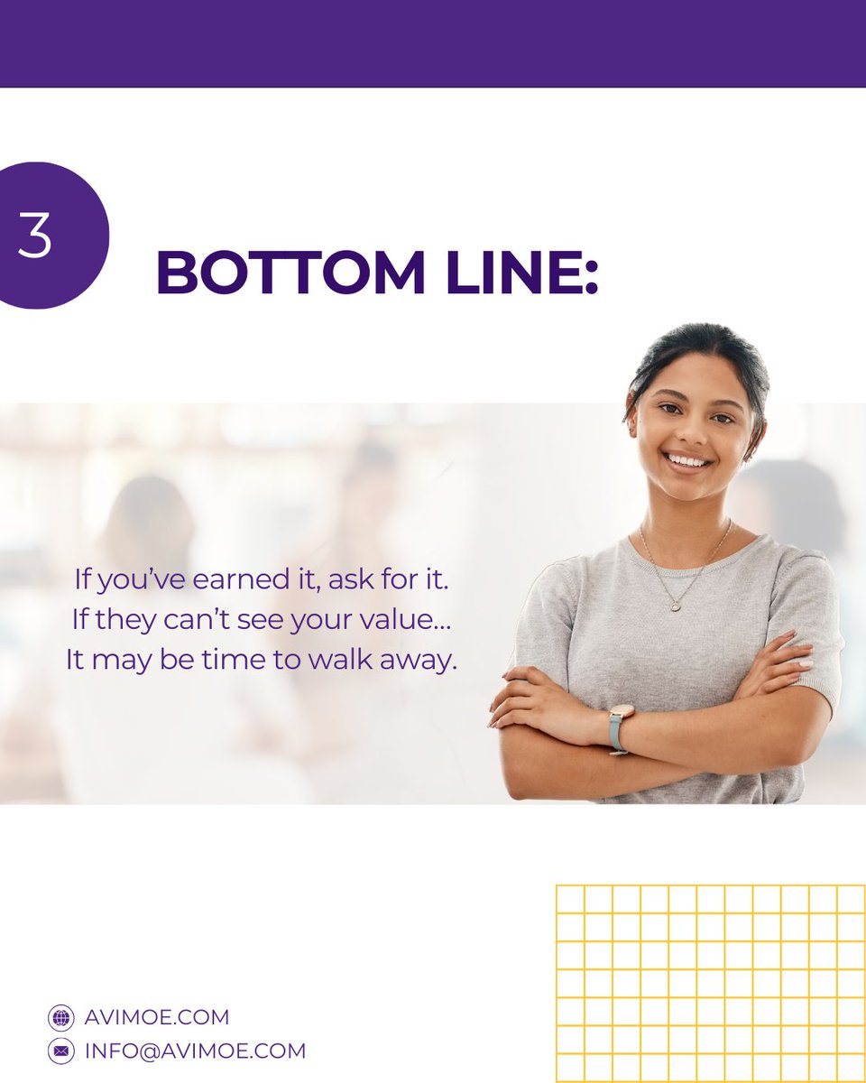 avimoe_wc's tweet image. Asking for a raise isn’t rude — it’s proof you know your worth. 🚀

Get the full blueprint here: monster.com/career-advice/…

#CareerGrowth #KnowYourWorth #SalaryTalks #NegotiationTips #PayRaise #ProfessionalDevelopment #CareerAdvice #LevelUpYourCareer #SalaryNegotiation