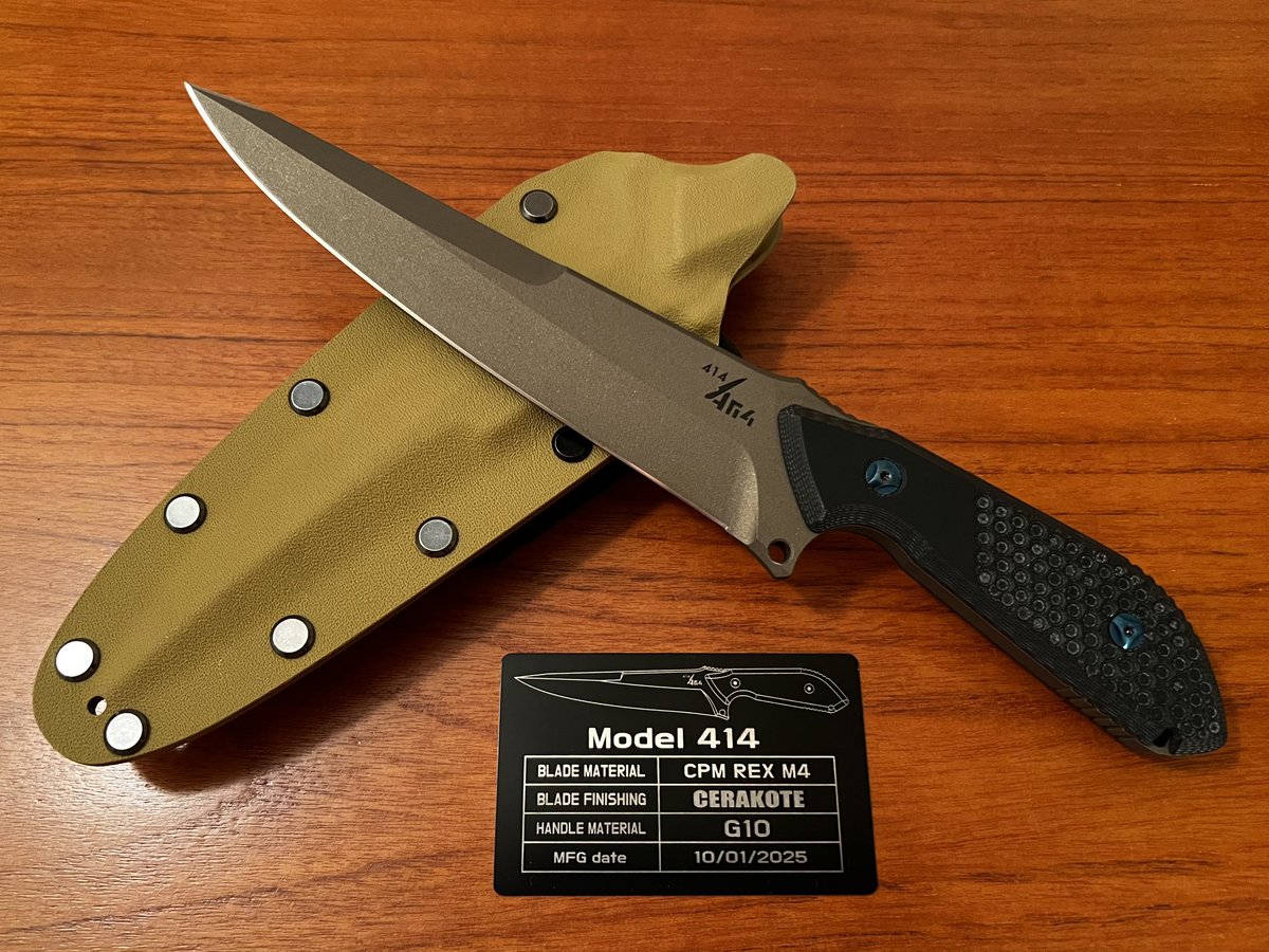 404situation's tweet photo. Model 414 CPM REX M4
#404blade
#knife
#knifemaking
#ナイフ
#ナイフメイキング https://t.co/wktcb25U3f