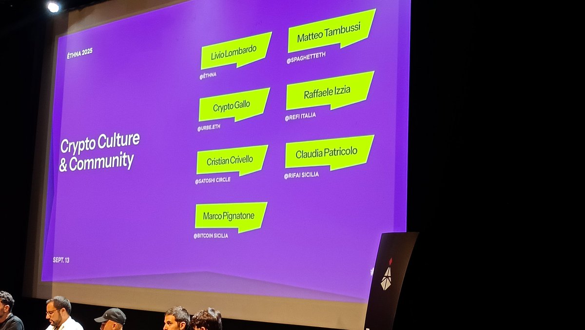 satoshiscircle's tweet photo. Anche quest'anno #Ethna ci ha regalato una giornata piena di speech, nozioni interessanti, connessioni e nuove idee!

Momenti preziosi per la community e sì, alla fine qualcuno è tornato a casa in skate 🛹

Grazie a @ethna_rocks per l’accoglienza e l’energia ❤️

#Web3Community https://t.co/susBj6VKPt