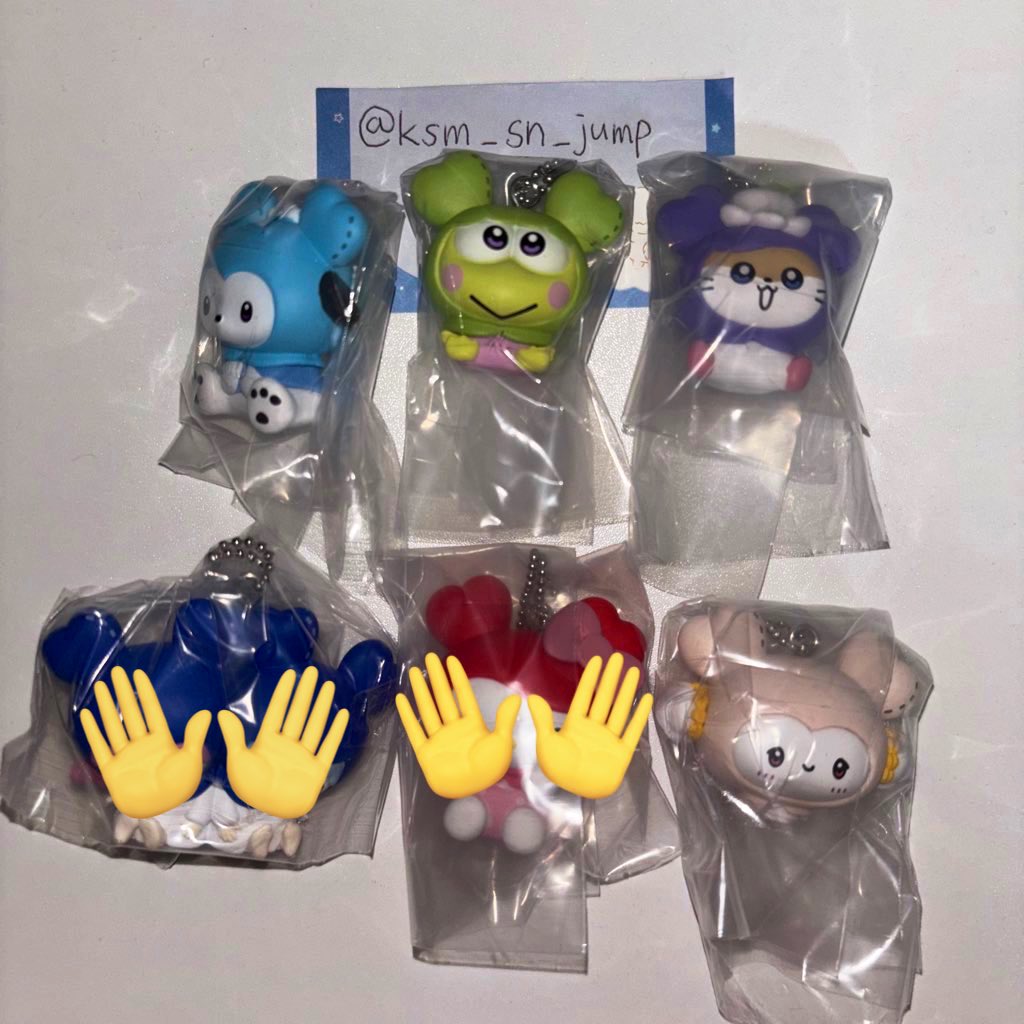 TWICE LOVELYS × SANRIO （サンリオ）CHARACTERS マスコットチャーム　交換

譲→画像

求→ ジヒョ

大阪（天王寺>梅田>難波 等）手渡し希望
※郵送取引🙅🏻‍♀️
気軽にご連絡ください🙇🏻‍♀️
#TWICE　#TWICE交換　#ガチャガチャ交換　#サンリオ