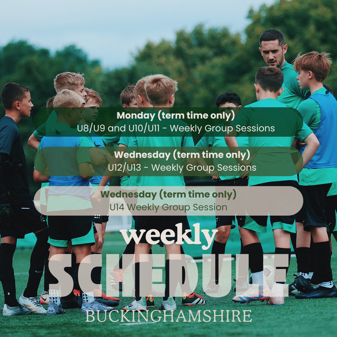 lordindividualt's tweet photo. LIT 2025/26 weekly group session schedule for academy and grassroots players 🟢

 📍Bucks | Surrey | West London

📊 Individual technical/physical report post session

🎥 All sessions filmed for developmental purposes

🗣️ Analysts, coaches and sports scientists in the pro game https://t.co/Fuw2yCclrP