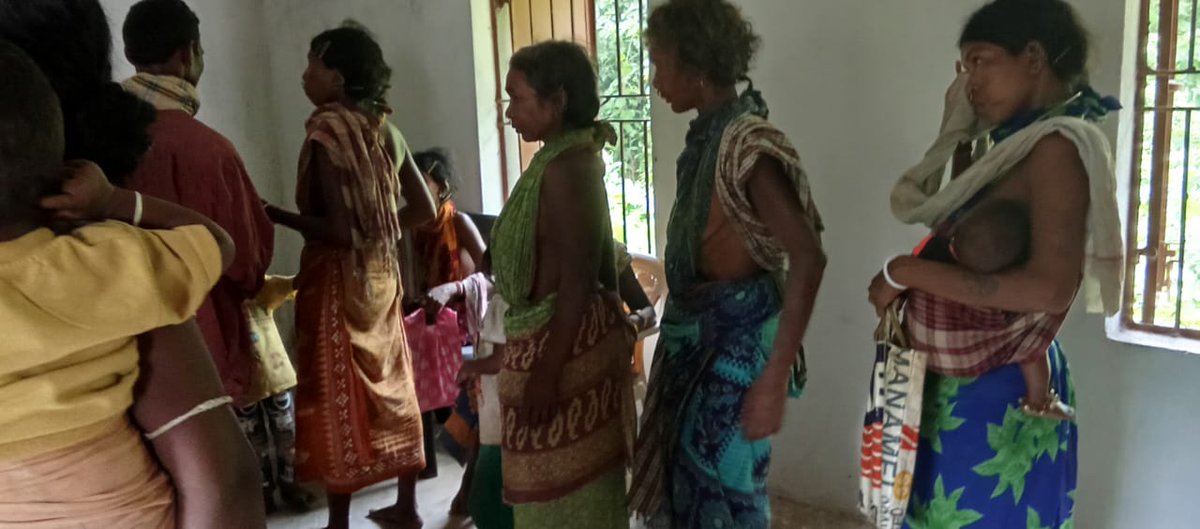 DParsali's tweet photo. PM JANMAN Saturation camp was conducted today at the DKDA, Parsali Office premises.
Villages covered today - Nirgundi, Nisikhal, Sarijhola.
Today's Interventions-
7 Aadhar updated,13 new job card application, 1 birth certificate issue, 12 medical checkup https://t.co/ykW4iJNsDe