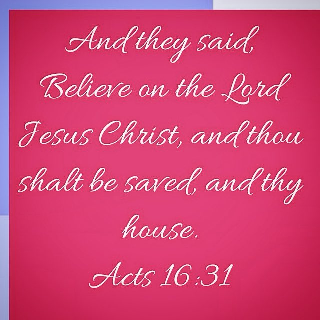 …Believe on the Lord Jesus Christ…
#fontmania