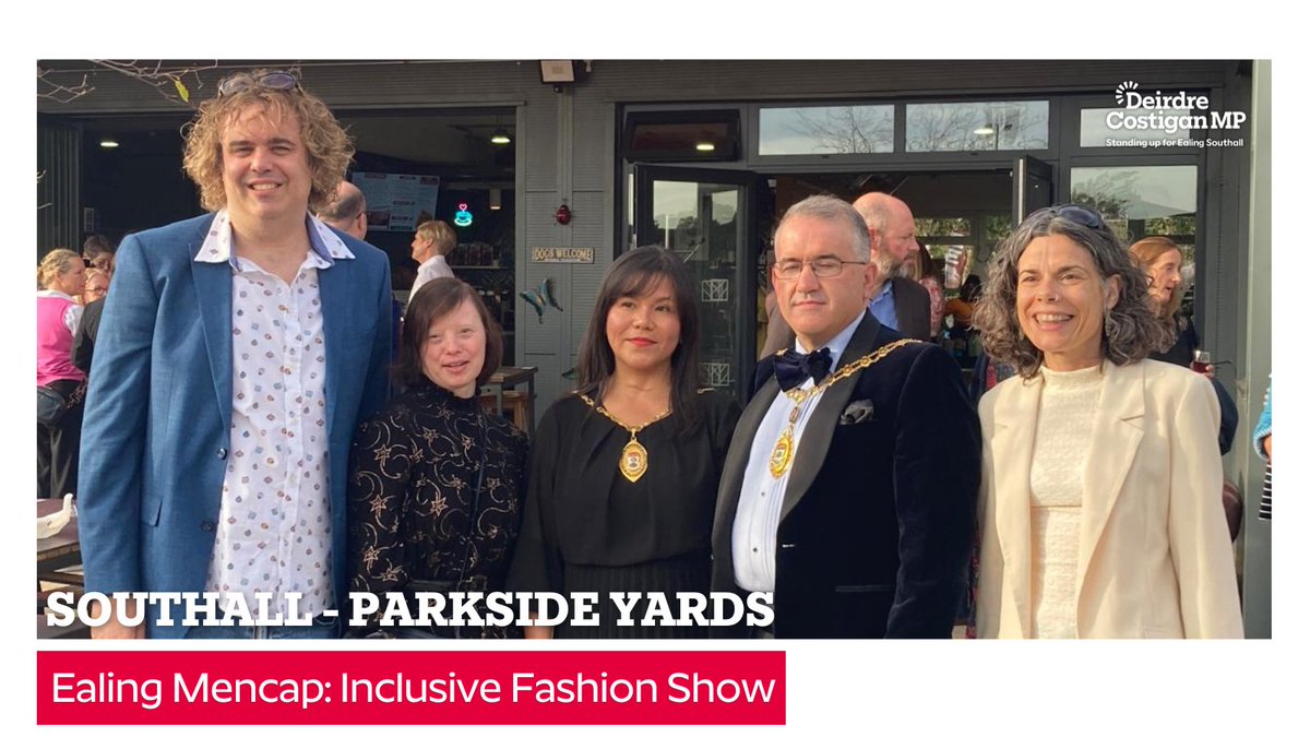 Last week, the stars of <a href="/ealingmencap/">Ealing Mencap</a> shone at their Inclusive Fashion Show! We marked 60 years of helping disabled people in Ealing &amp; Southall. Big thanks to Berkeley Homes and guests <a href="/sarah_gordy/">Sarah Gordy</a> MBE &amp; Daniel Wakeford.
Can’t wait to visit <a href="/ealingmencap/">Ealing Mencap</a> soon!