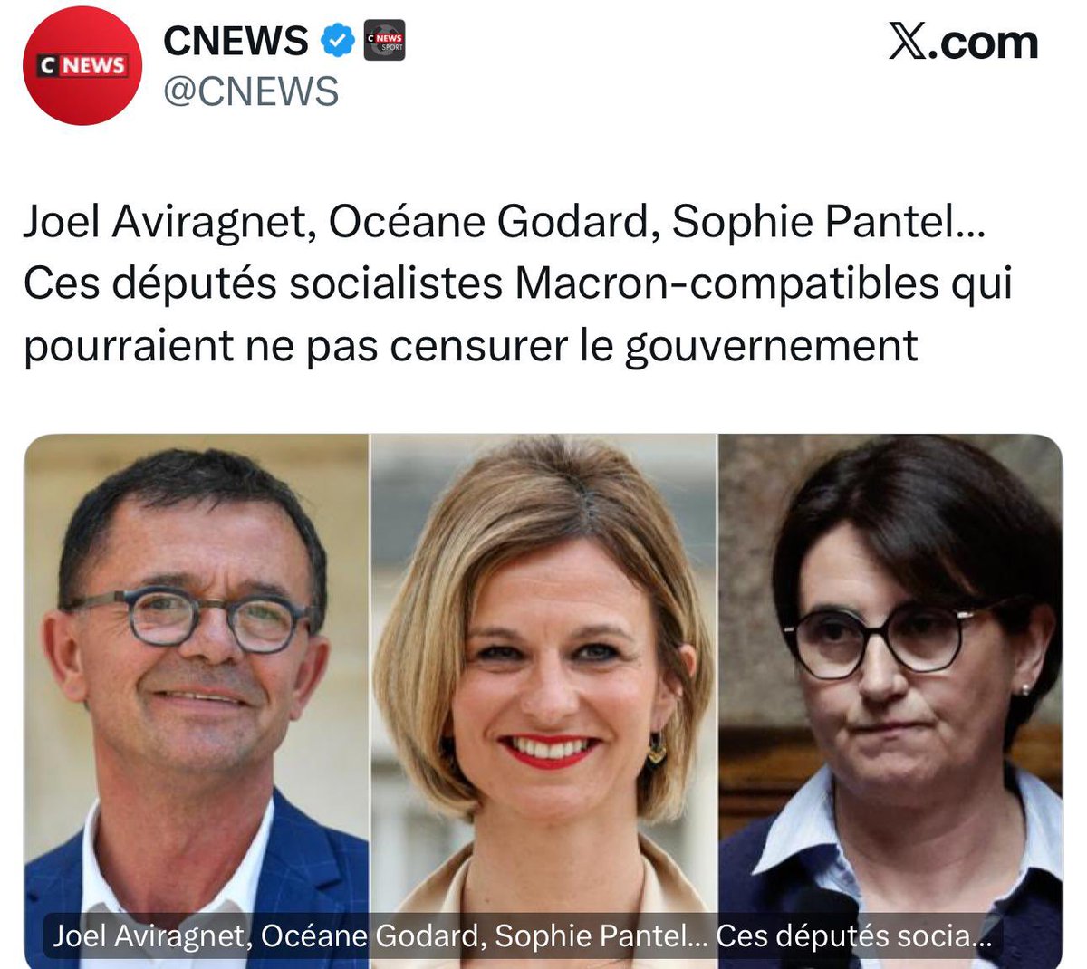 Aucune crédibilité à cette info pour laquelle je n’ai pas été contactée. #desinformation