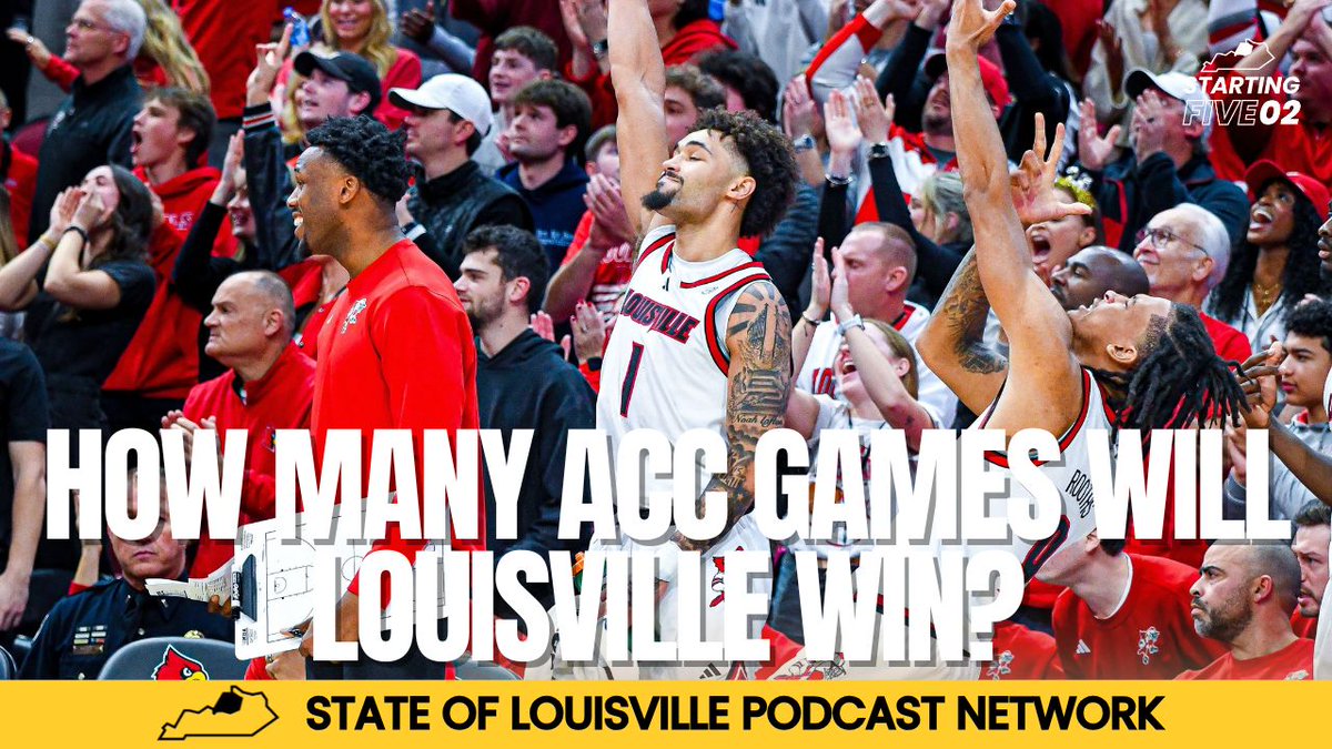 State of Louisville (@thestateoflou) on Twitter photo Catch the latest <a href="/startingfive02/">Starting Five02 Podcast (State of Louisville)</a> out now 🏀
<a href="/CardN_AL/">⚜️Alan Thomas⚜️</a> & <a href="/UofL_Updates/">UofL Sports News</a> look at the 2026 schedule from top to bottom and predict where <a href="/LouisvilleMBB/">Louisville Men's Basketball</a> shakes out.
Watch/listen & subscribe!
linktr.ee/State_of_Louis… Catch the latest <a href="/startingfive02/">Starting Five02 Podcast (State of Louisville)</a> out now 🏀
<a href="/CardN_AL/">⚜️Alan Thomas⚜️</a> & <a href="/UofL_Updates/">UofL Sports News</a> look at the 2026 schedule from top to bottom and predict where <a href="/LouisvilleMBB/">Louisville Men's Basketball</a> shakes out.
Watch/listen & subscribe!
linktr.ee/State_of_Louis…