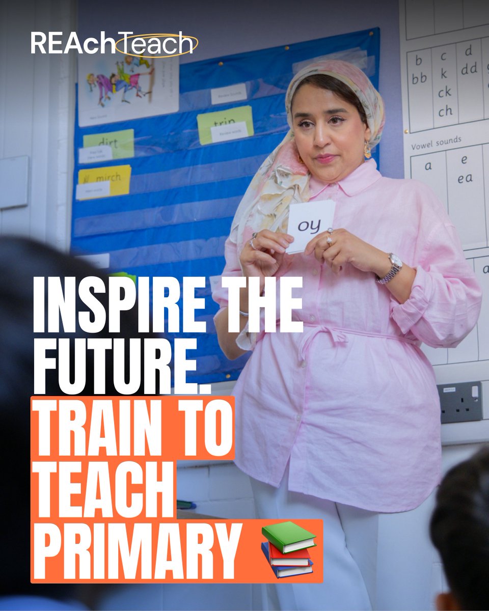 REAch2 Academy Trust (@reach2trust) on Twitter photo We’re excited to launch <a href="/REAchTeachR2/">REAch Teach Primary Partnership</a>’s new Initial Teacher Training programme! 🌟 
Train in your local school, grow nationally, and start your journey into primary teaching with us. 
Learn more: reachteach.org We’re excited to launch <a href="/REAchTeachR2/">REAch Teach Primary Partnership</a>’s new Initial Teacher Training programme! 🌟 
Train in your local school, grow nationally, and start your journey into primary teaching with us. 
Learn more: reachteach.org